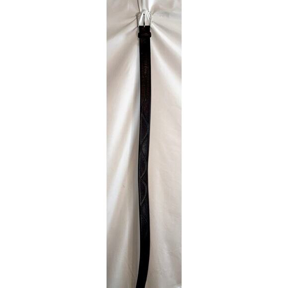 Tony Lama Leather Brown Cognac Western Style Men's  Belt Size 42 #C40157 - Picture 2 of 7